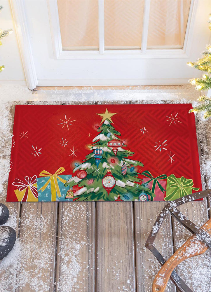 Heartfelt Cheer Christmas Tree Embossed Mat by Evergreen