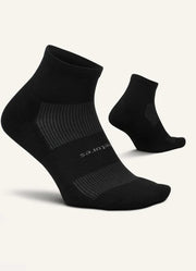 HP Max Cush Quarter Black by feetures