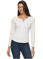Denning LS Henley White by Flag & Anthem