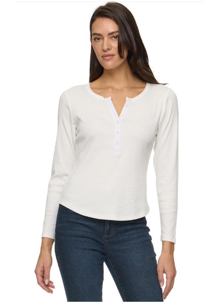 Denning LS Henley White by Flag & Anthem