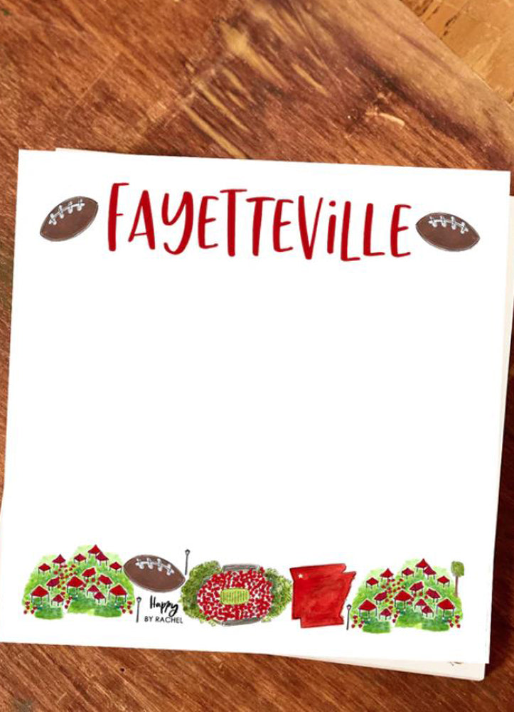 Fayetteville Chunky Notepad by Happy By Rachel