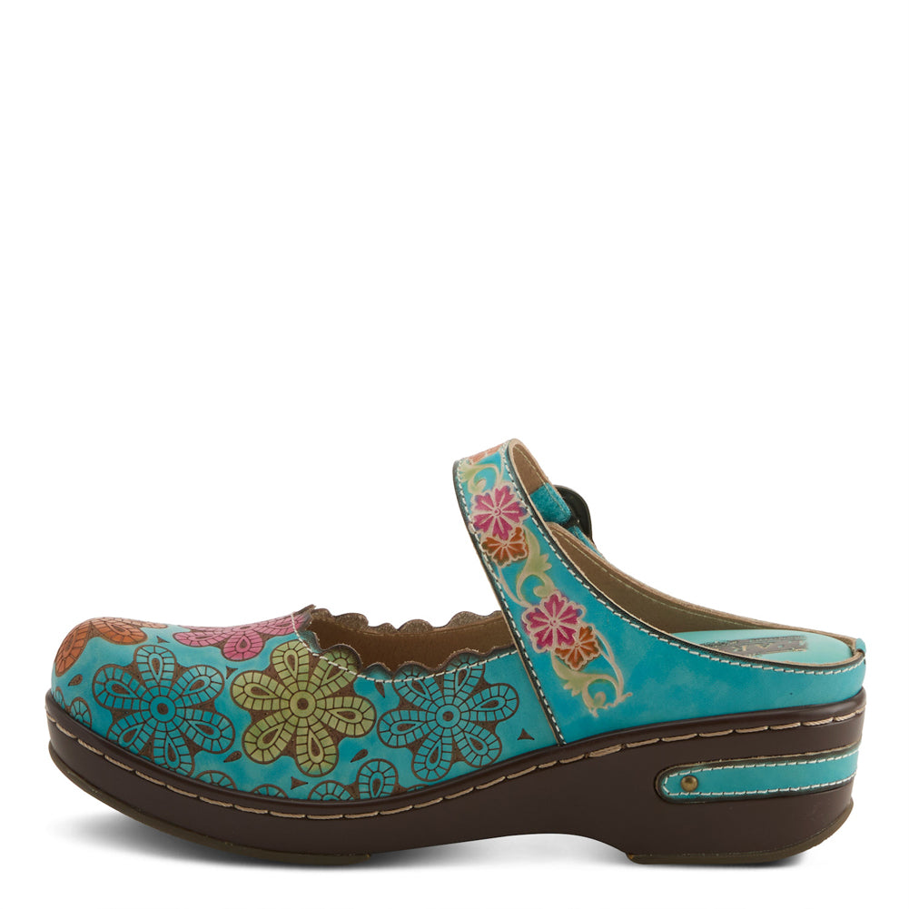 Flochino in Turquoise Multi by L Artiste