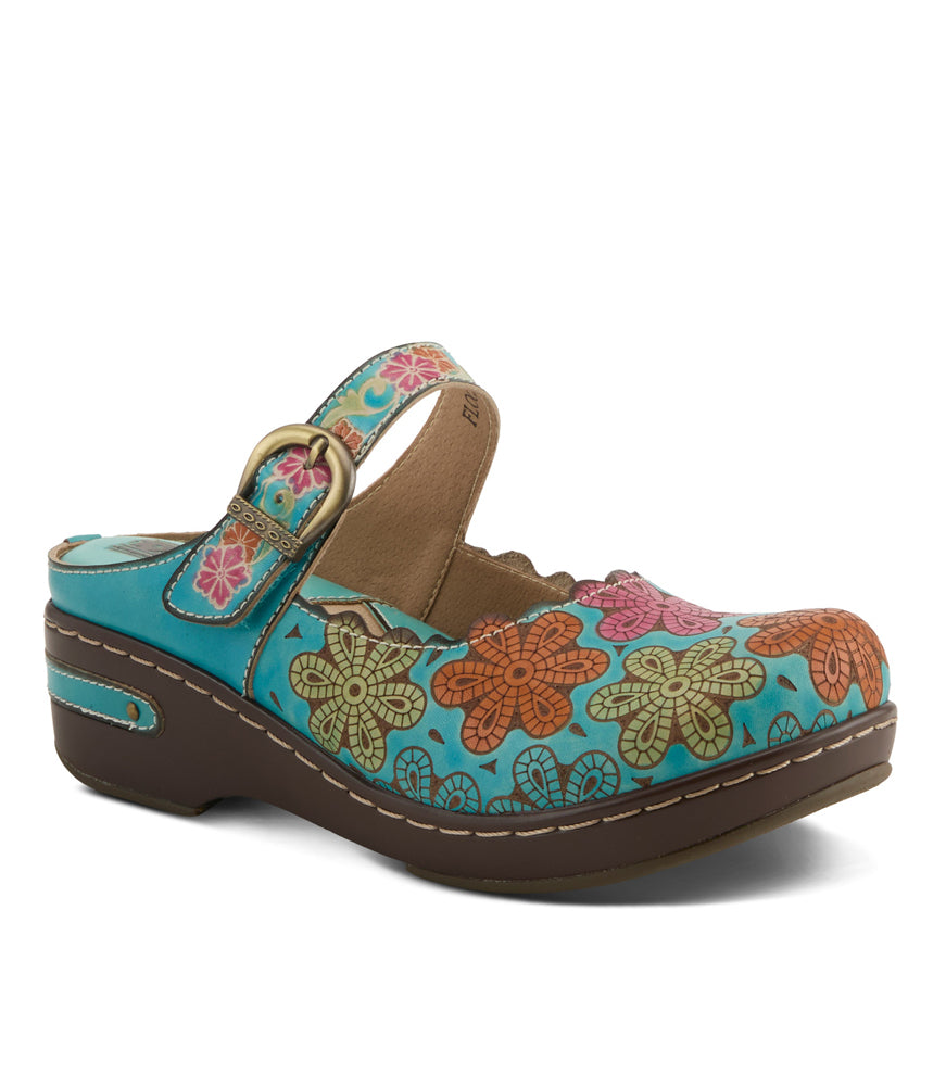 Flochino in Turquoise Multi by L Artiste