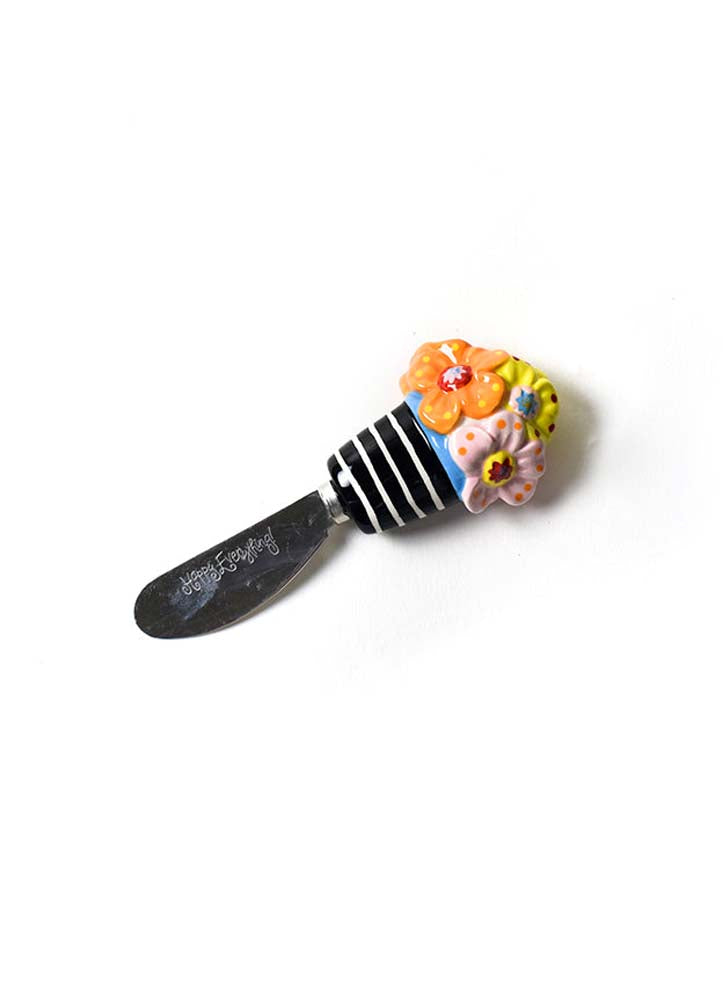 Flowers Embellishemnt Appetizer Spreader by Happy Everything