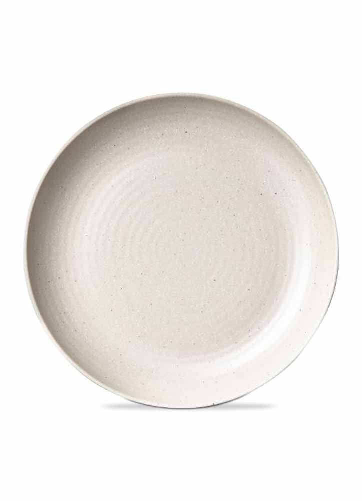 Brooklyn Melamine Dinner Plate Cream by TAG