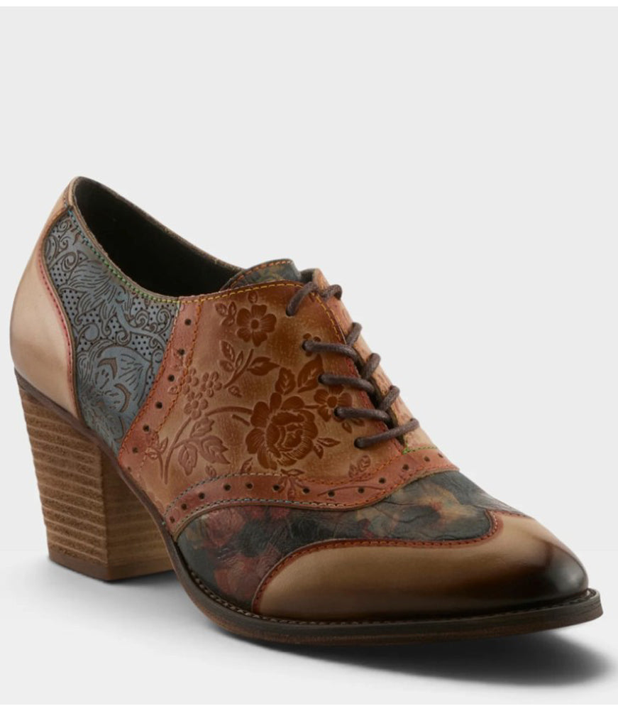 Ghita in Beige Multi by L Artiste