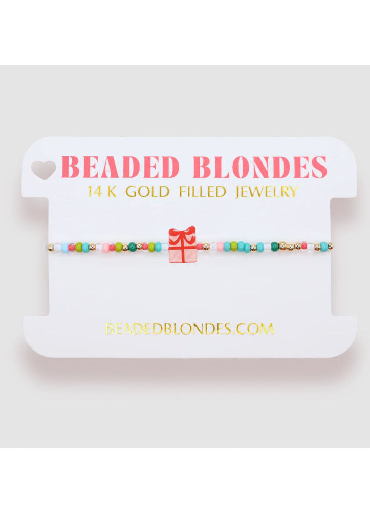 Holiday Gift Sprinkle Bracelet by Beaded Blondes