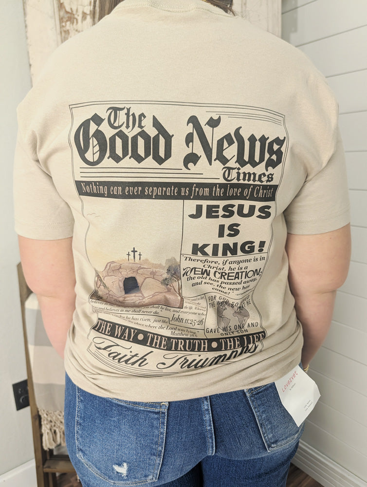 The Good News SS in Sand by Chaudoin Creations