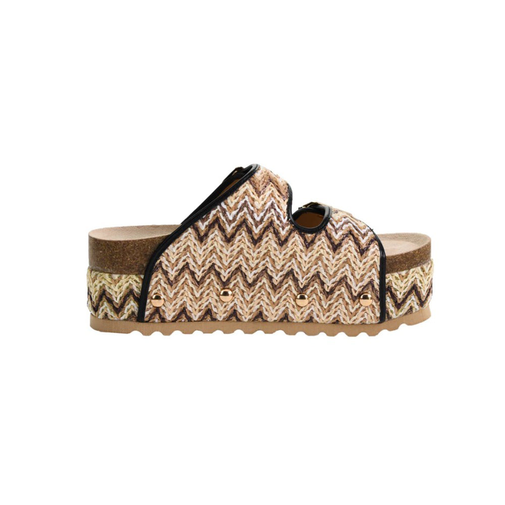 Pueblo Raffia in Natural Multi by Chinese Laundry