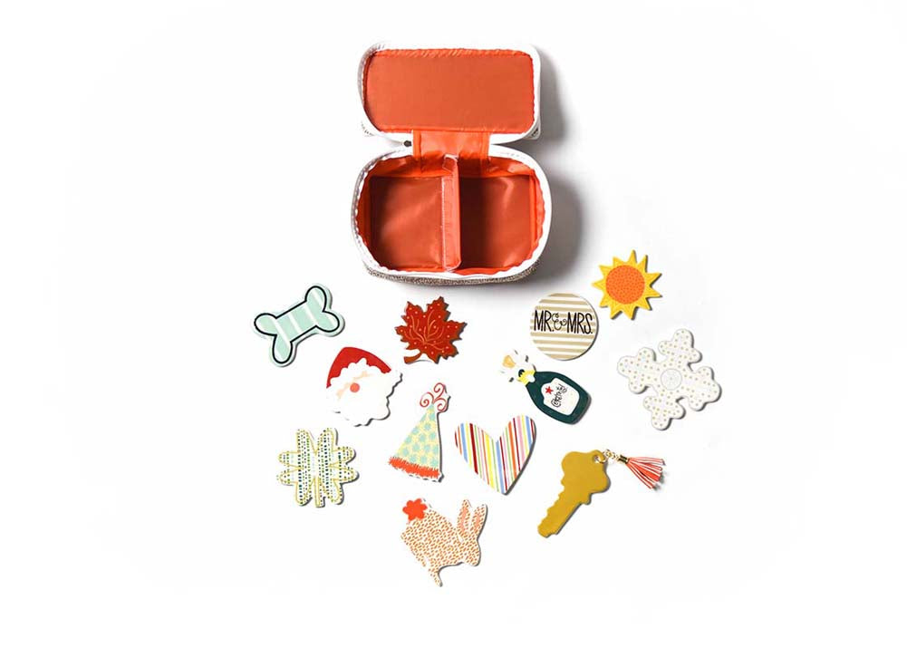 Happy Everything Mini Att Bag Gold by Happy Everything