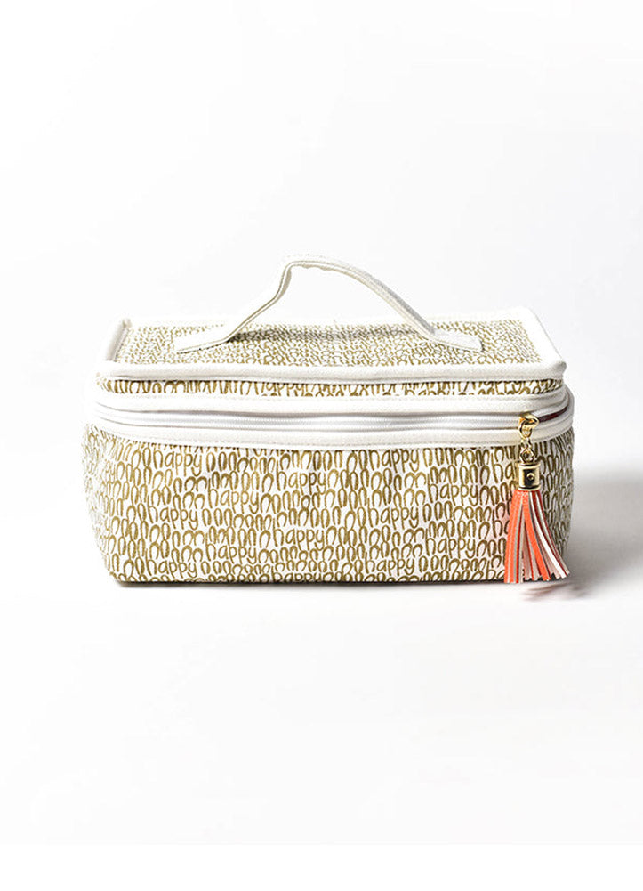 Happy Everything Mini Att Bag Gold by Happy Everything