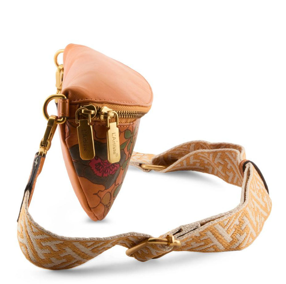 Artisan Handbag in Camel Multi by L Artiste