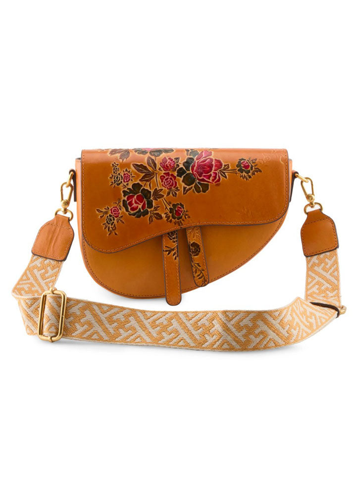 Canter Handbag in Camel Multi by L Artiste