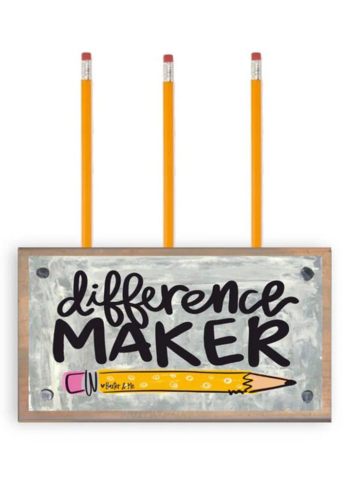 Difference Maker Pen Holder by Baxter & Me