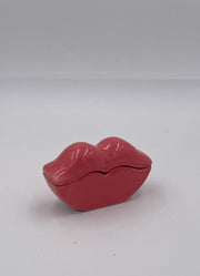 Stoneware Lip Shaped Box Pink by Hazel Mazel