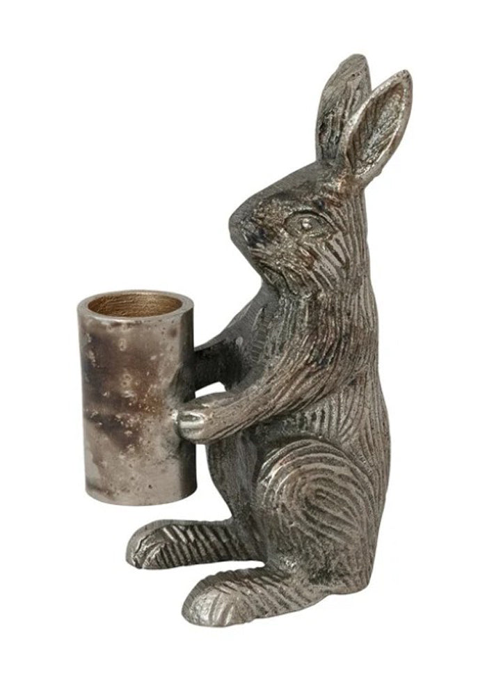 Rabbit Shape Taper Holder by Hazel Mazel