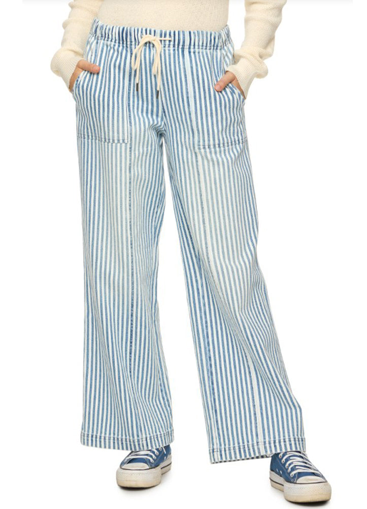 Triana Lounge Pant Med Wash by Flag and Anthem