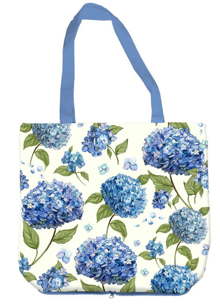 Hydrangea Foldable Tote by Evergreen