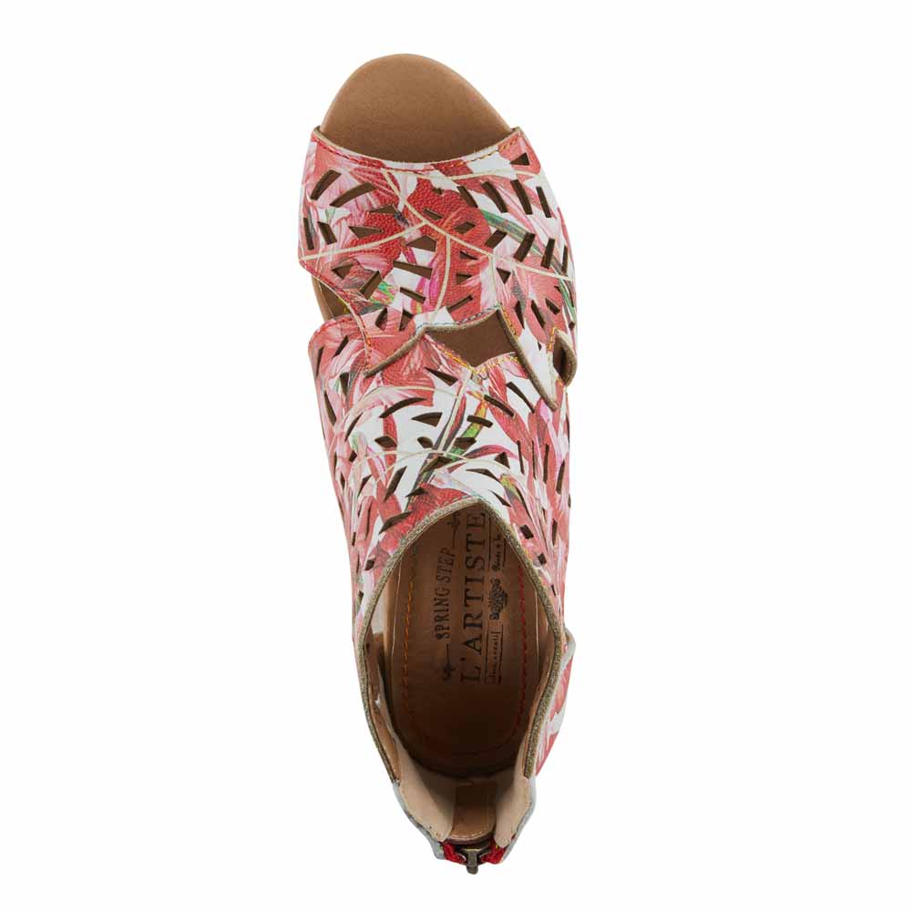Icon Fleur in Red Multi by L Artiste