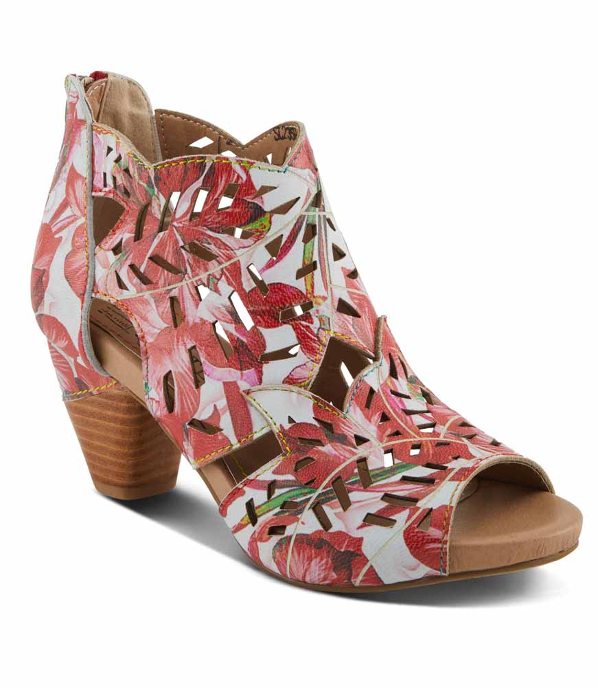 Icon Fleur in Red Multi by L Artiste