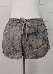 Camouflage Drawstring Dolphin Shorts by Bucketlist