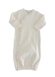 Ivory Ribbed Gown by SIIX
