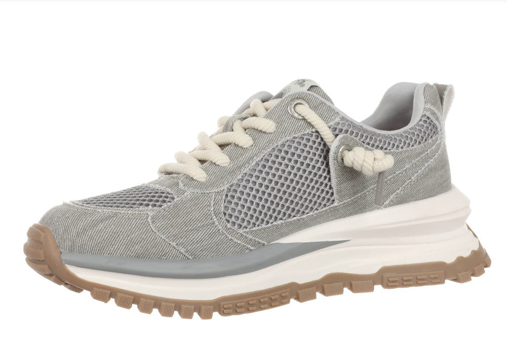 Leotina Canvas/Mesh in Marine Grey by Blowfish