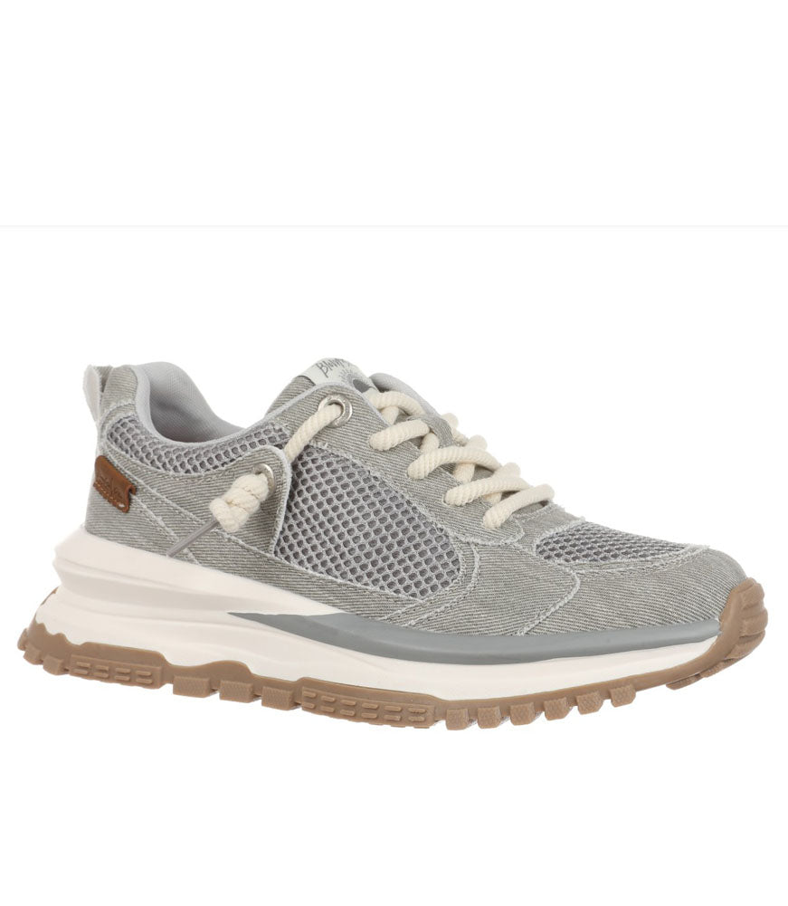 Leotina Canvas/Mesh in Marine Grey by Blowfish