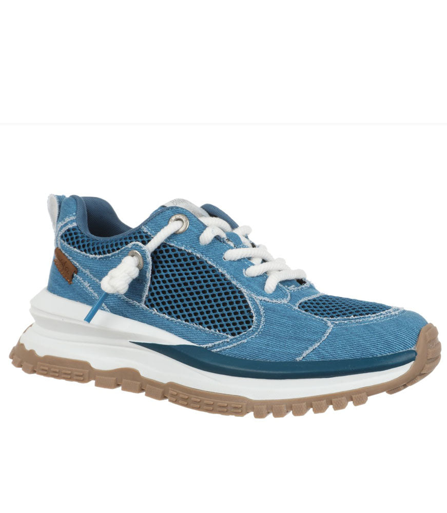 Leotina Canvas/Mesh in Sport Blue by Blowfish