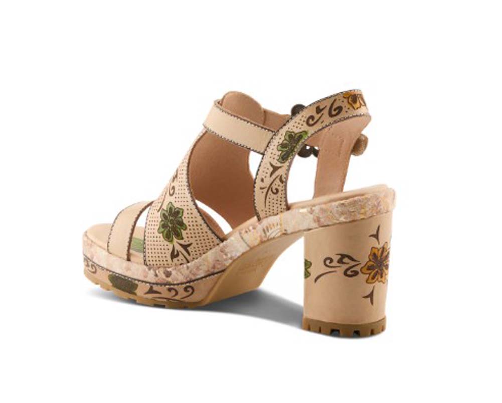 Jawdrop in Beige Multi by L Artiste