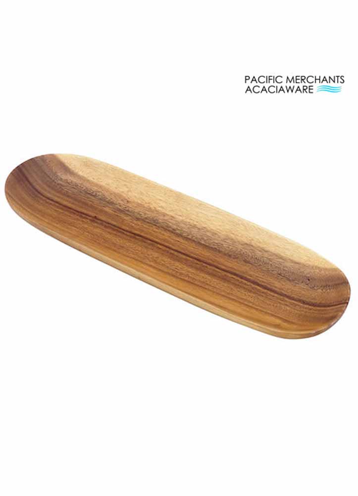 Acaciaware Oval Bread Tray by Pacific Merchants Trading Company