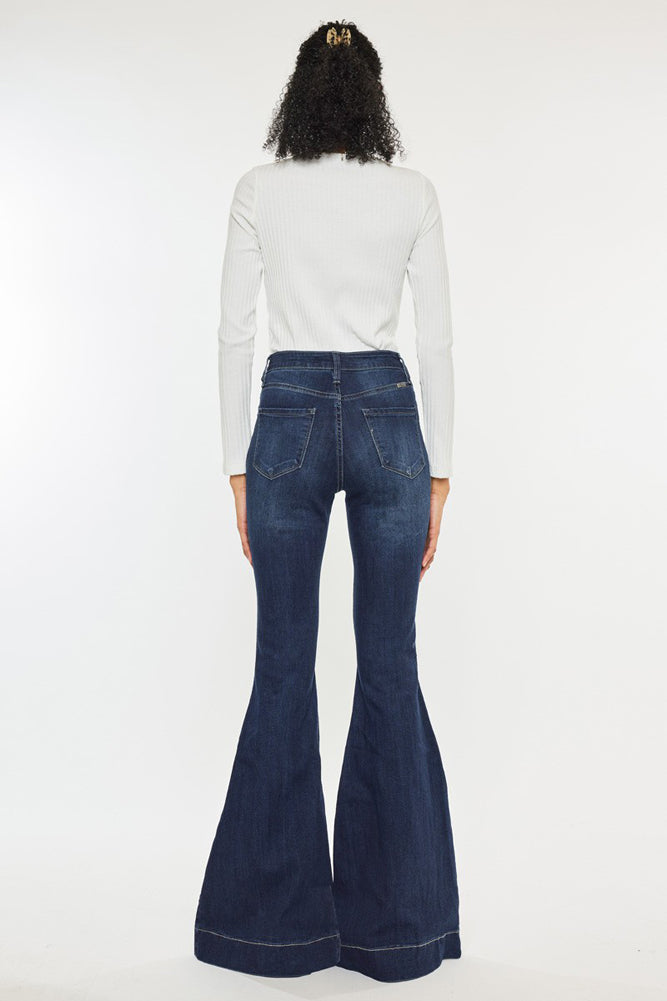 HR Super Flare Dark Jeans by KanCan