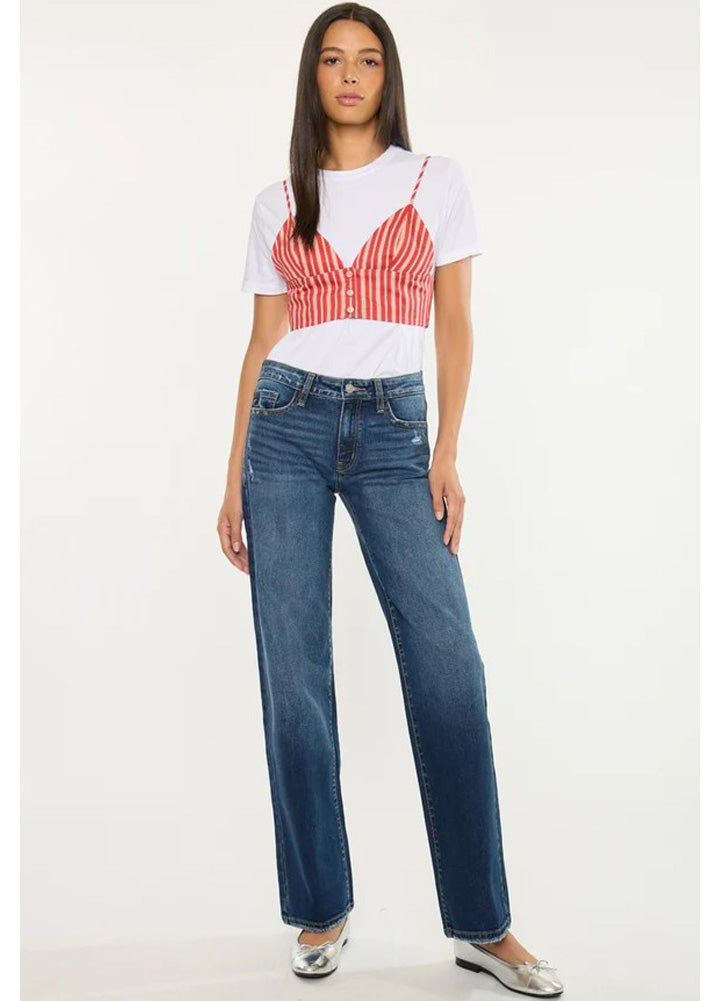 Crater MR Wide Jeans by KanCan