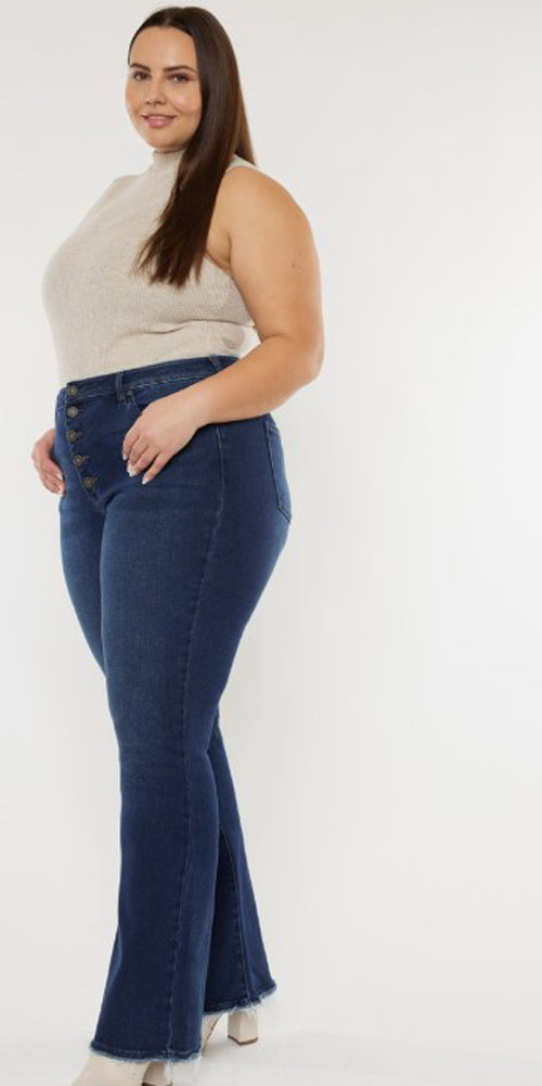 Plus HR Bootcut Jeans by KanCan