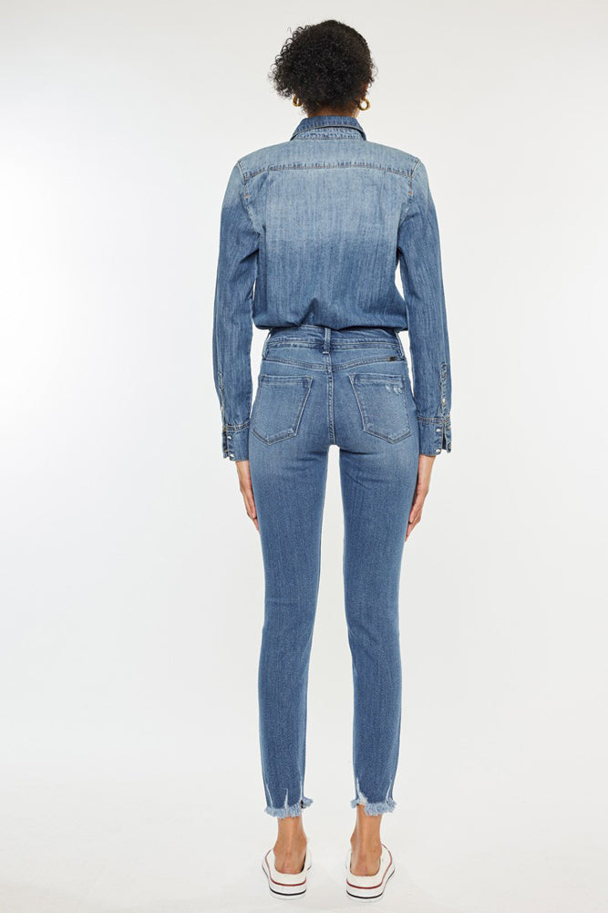 HR Ankle Skinny Medium Jeans by KanCan