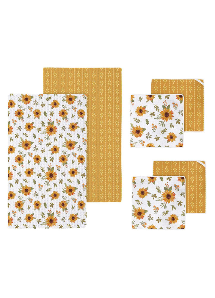 VivaStyle Sunflower Fields Kitchen Towel Gift Set by Evergreen