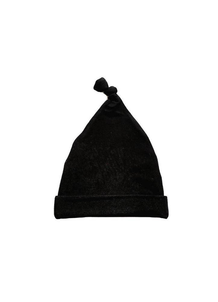 Black Knot Hat by Harp Angel Boutique