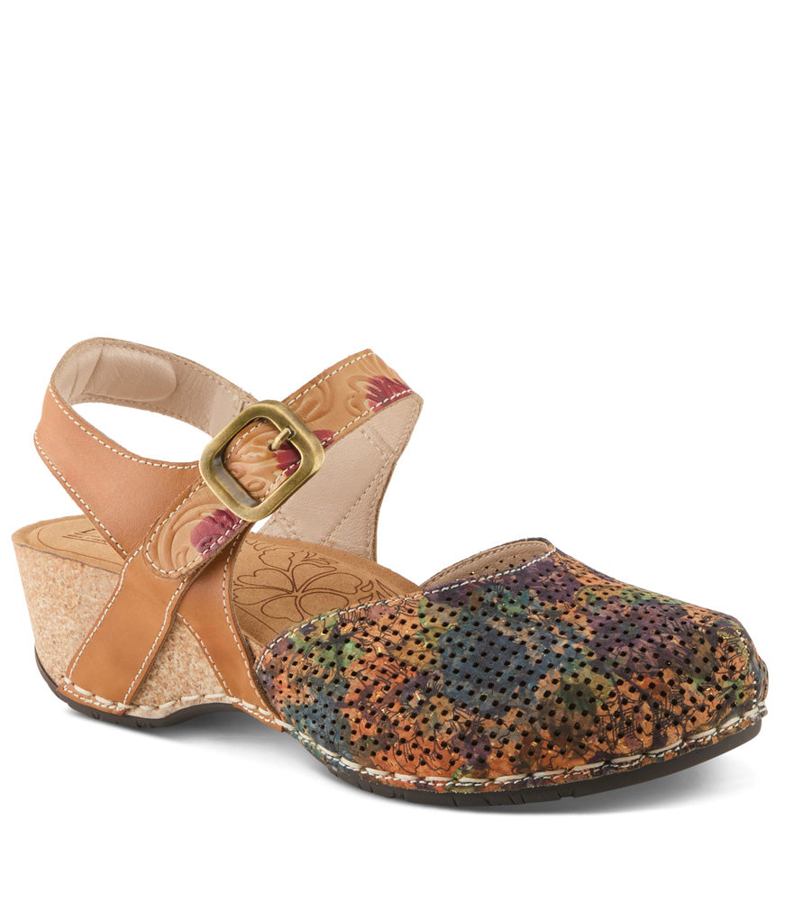 Koraline in Tan Multi by L Artiste