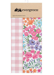 Bunny Blooms Quick Dry Towel by Evergreen