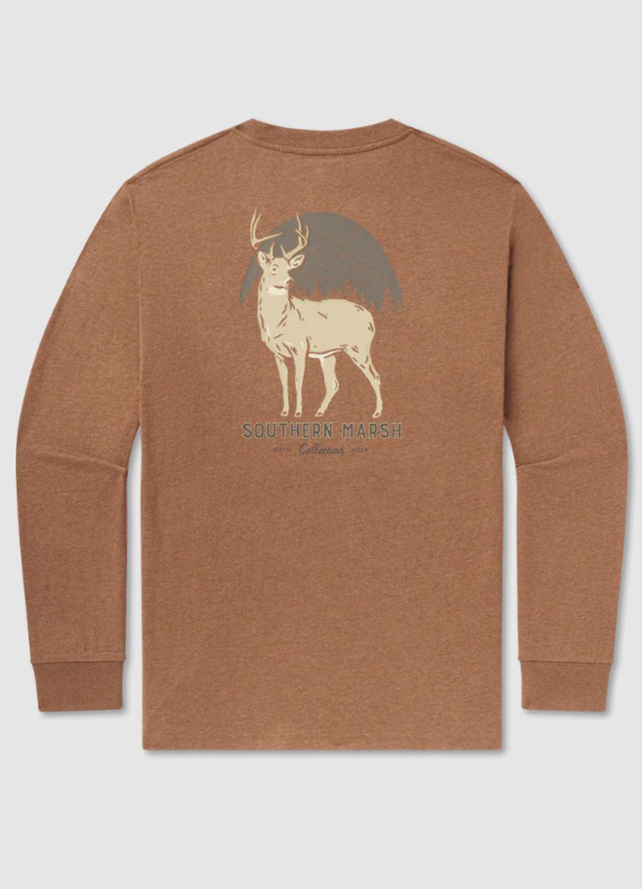LS Eight Point Tee in Washed Walnut by Southern Marsh