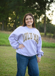 Leopard/Lavender Lulumac Sweatshirt by Girlie Girl