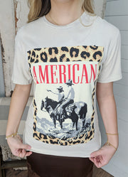 American Cowboy SS in Off White Mineral Wash by Lotus Fashion