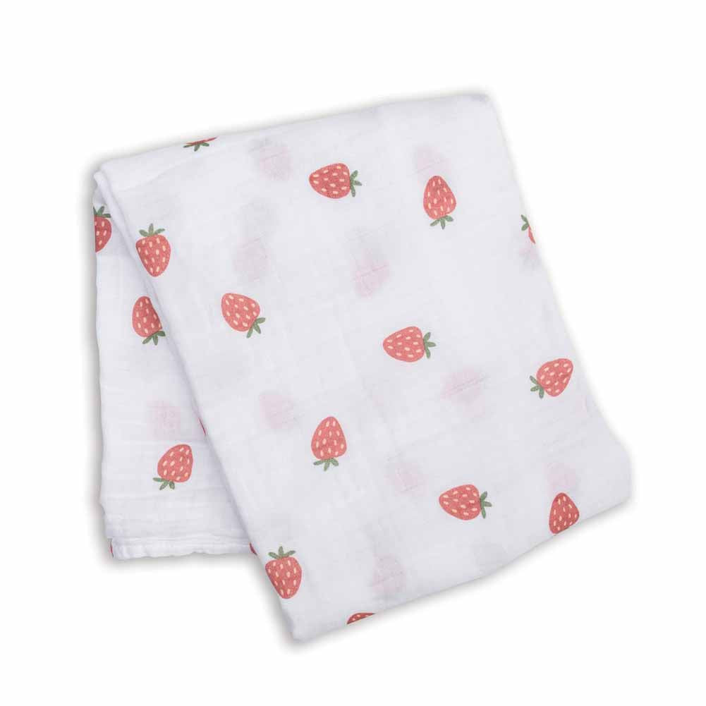Strawberries Swaddle by Mary Meyer
