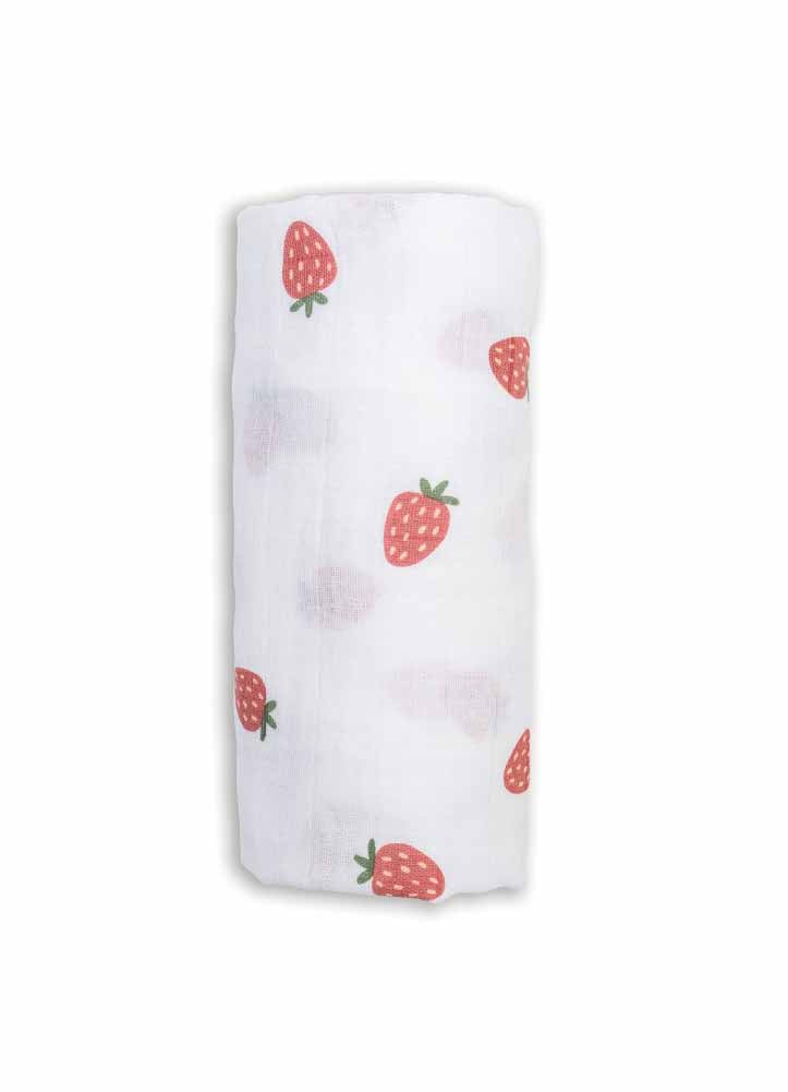 Strawberries Swaddle by Mary Meyer