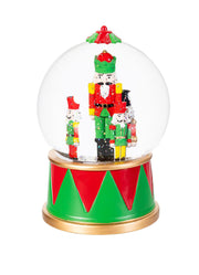 Heartfelt Cheer LED Waterglobe Spinning Nutcrackers & Music by Evergreen Enterprises