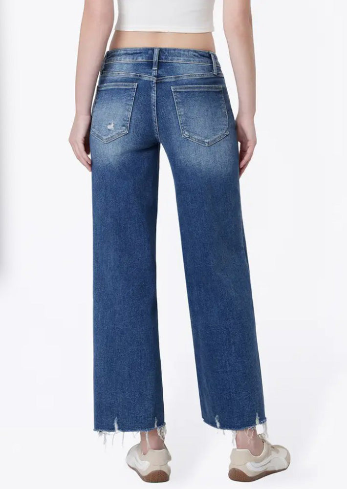 MR Ankle Wide Leg Jeans by Vervet