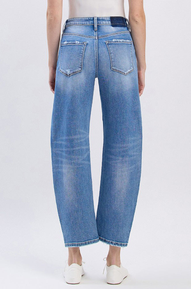 Super HR Barrel Leg Jeans by Vervet