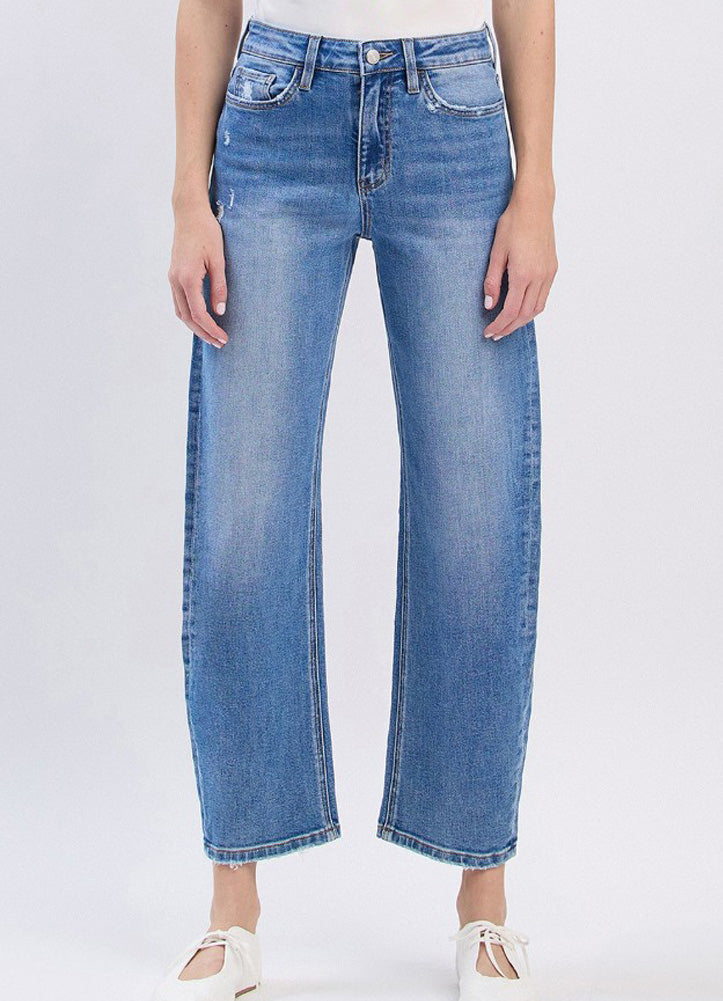 Super HR Barrel Leg Jeans by Vervet