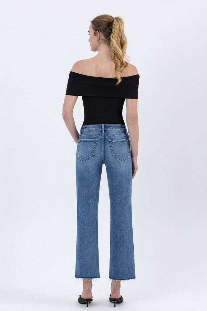 HR Ankle Straight Jeans by Vervet