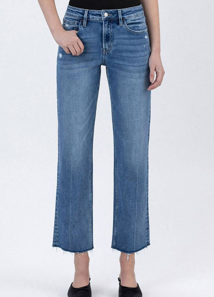 HR Ankle Straight Jeans by Vervet